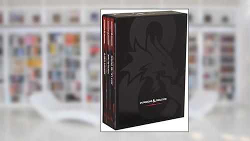 Cover from 2014 D&D Core Rulebooks (Dungeons & Dragons Gift Set), written by Wizards of the Coast LLC