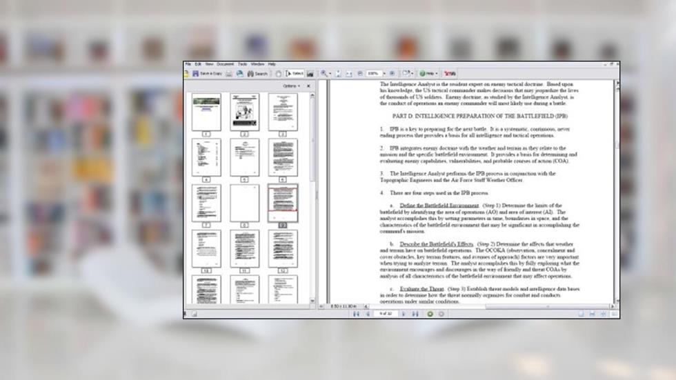 THE INTELLIGENCE ANALYST, written by US Army and www.survivalebooks.com