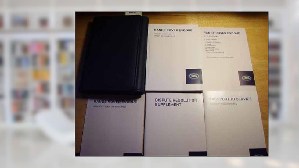 2014 Land Rover Range Rover Evoque Owners Manual, written by Land Rover