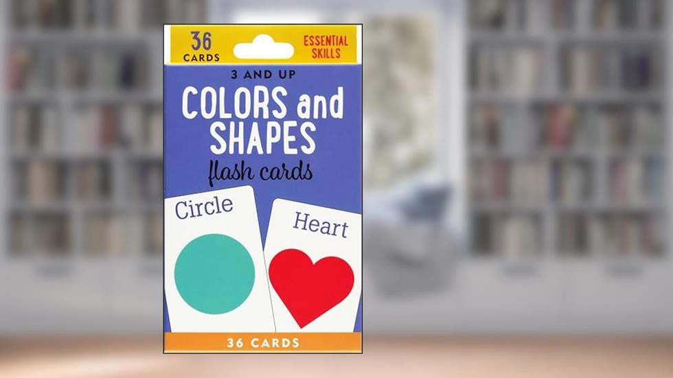 Colors and Shapes Flash Cards, written by Peter Pauper Press
