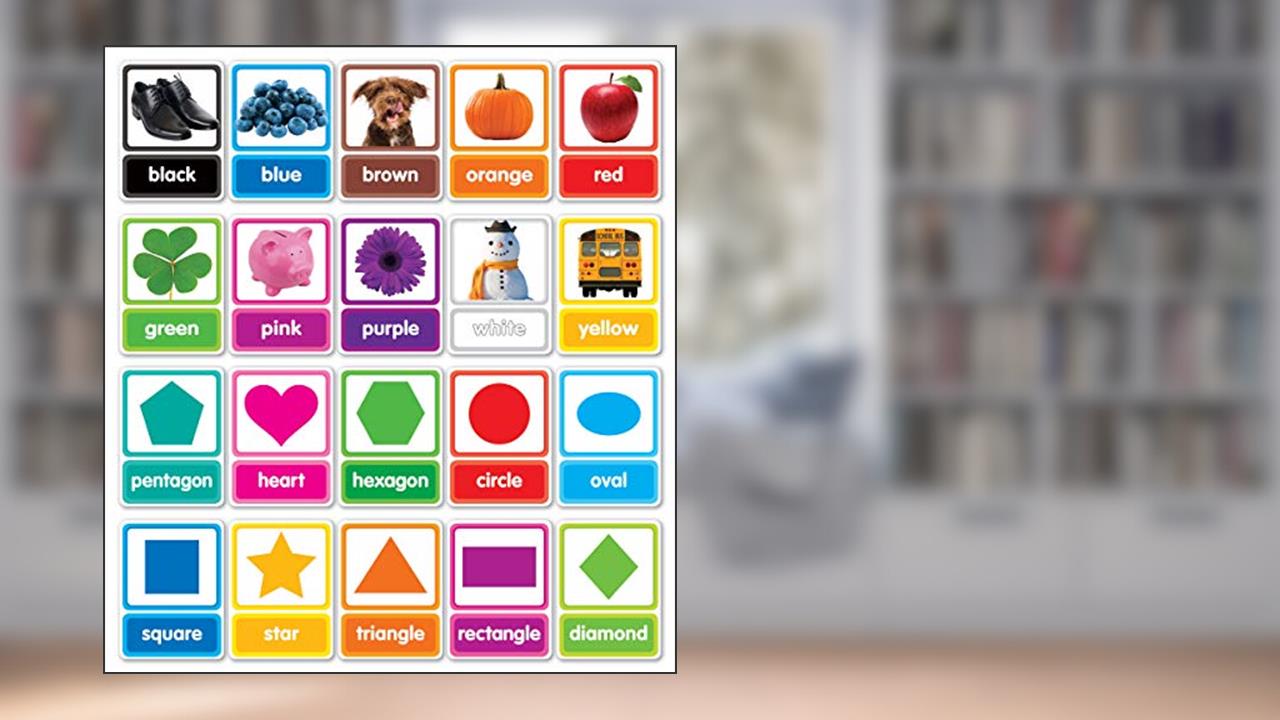 Colors & Shapes in Photos Bulletin Board, written by Scholastic Teacher's Friend