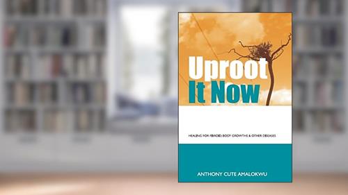 Cover from Uproot it Now: Healing for Fibroid, body Growths & other Diseases, written by Anthony Cute Amalokwu