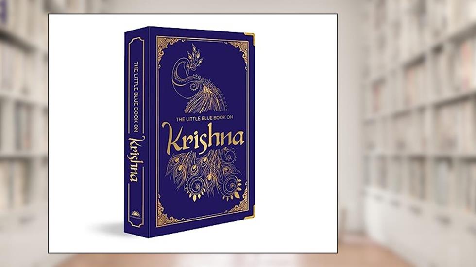 The Little Blue Book on Krishna: (Deluxe Silk Hardbound), written by Shubha Vilas