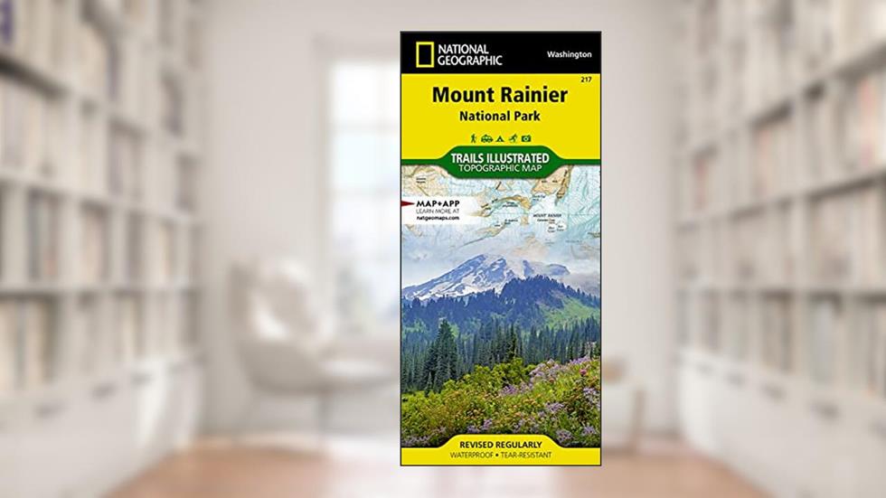 Mount Rainier National Park Map (National Geographic Trails Illustrated Map, 217), written by National Geographic Maps - Trails Illustrated