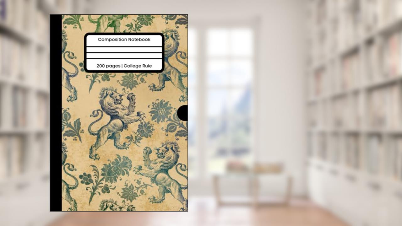 Composition Notebook: Nemean Lion, written by On Point Publications