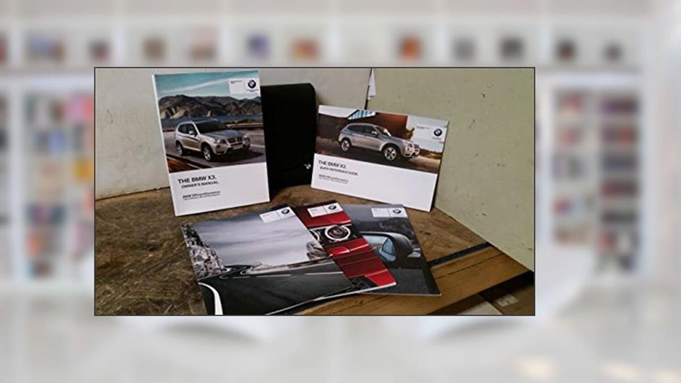2013 BMW X3 xDrive 28i 35i Owners Manual with Nav. Sec., written by BMW