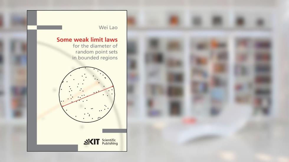 Some weak limit laws for the diameter of random point sets in bounded regions, written by Wei Lao