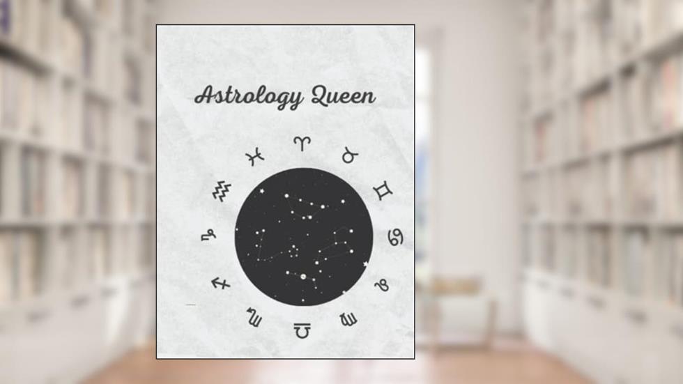 Astrology Queen Notebook,diameter 8.5in/11in, written by ABS Emotion; ABS Emotion