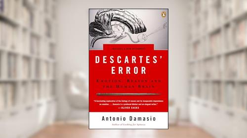 Cover from Descartes' Error: Emotion, Reason, and the Human Brain, written by Antonio Damasio