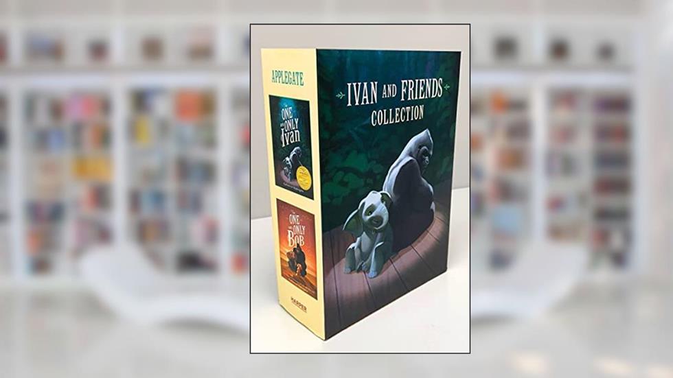 Ivan & Friends Paperback 2-Book Box Set: The One and Only Ivan, The One and Only Bob, written by Katherine Applegate