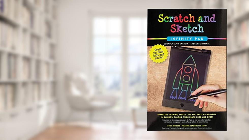 Scratch & Sketch Infinity Pad (LCD writing tablet with large, 10 inch screen) (Scratch and Sketch), written by Peter Pauper Press