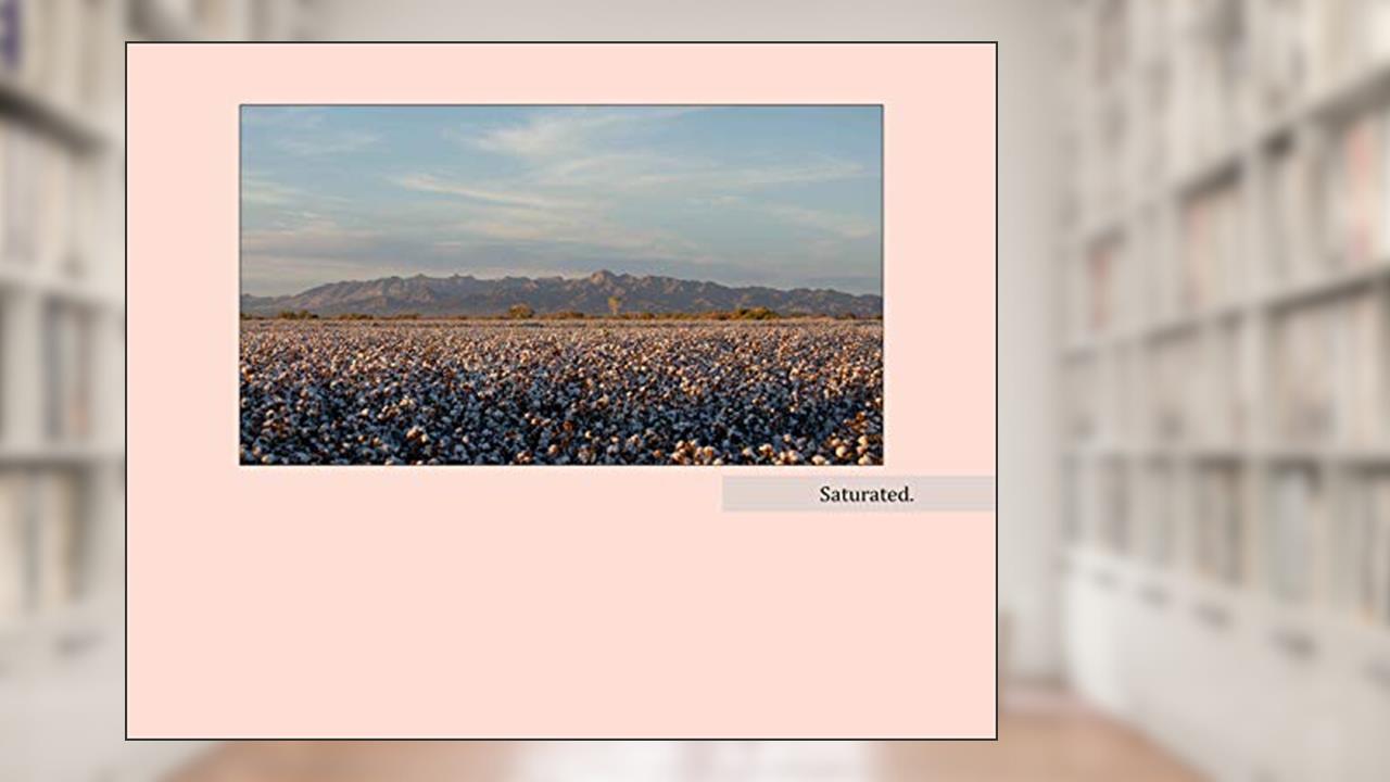 Saturated, written by Zachery Weston