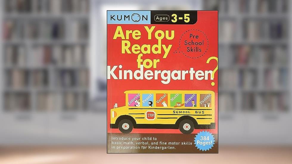 Kumon Are You Ready for Kindergarten Preschool Skills (Big Preschool Workbook), Ages 3-5, 384 pages (Arkw), written by Kumon Publishing North America