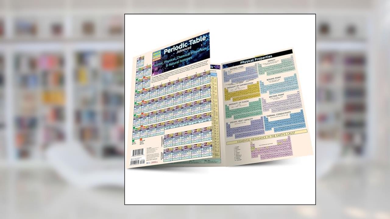 Periodic Table Advanced: a QuickStudy Laminated Reference Guide (QuickStudy Academic), written by Mark Jackson Ph.D.