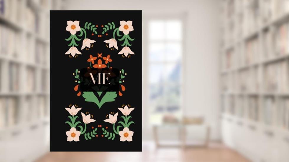 Floral Pattern Me Texted Diary for daily Journal 5.5x8.5 Paperback cover, written by Kamaladurga Swaminathan; Artsofdurga creations