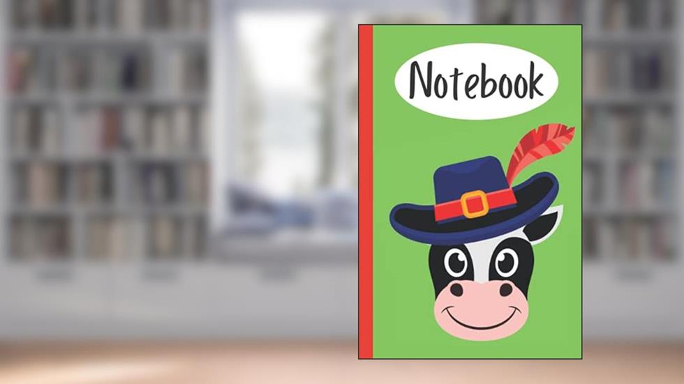 Notebook: plain ruled exercise book perfect for someone who loves cows, written by LOAF Publishing