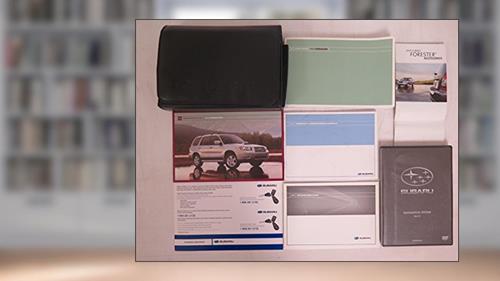 Cover from 2007 Subaru Forester Owners Manual, written by Subaru