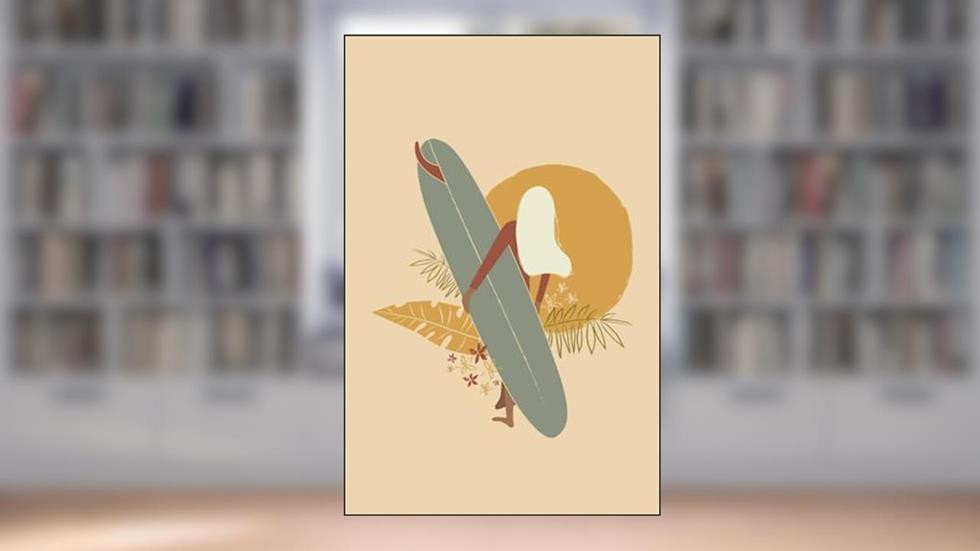 Surfer girl Notebook, Journal for Surfers, Retro Sunset Surf: Organizer, writing book, planner, diary, written by Evgeniya Ignatova