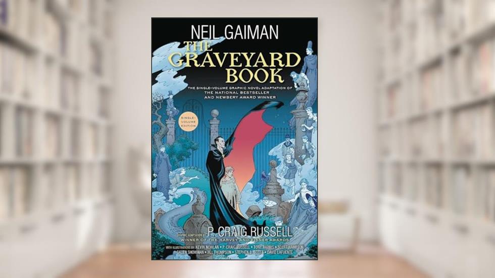 The Graveyard Book Graphic Novel Single Volume, written by Neil Gaiman