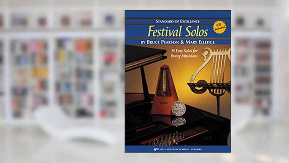 W37CL - Festival Solos Book 2 Book/CD - Clarinet (Bb Clarinet), written by Bruce Pearson and Mary Elledge