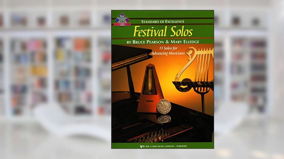 W39PA - Standard of Excellence - Festival Solos Book 3 - Piano Accompaniment, written by Bruce Pearson and Mary Elledge