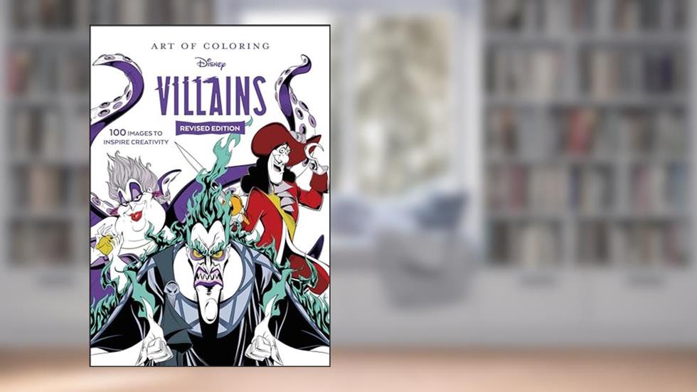 Art of Coloring: Disney Villains, written by Disney Books