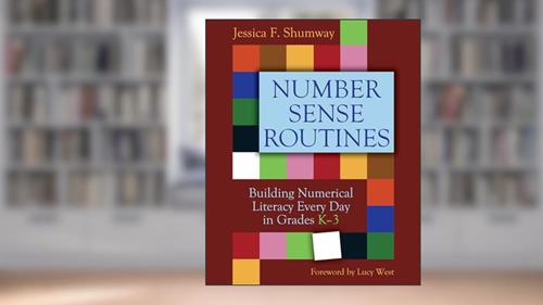 Cover from Number Sense Routines, written by Jessica Shumway