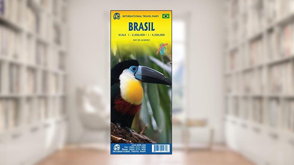 Brasil Travel Reference Map 1:2.2M/1:4.5M, written by ITMB Publishing LTD
