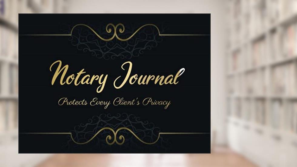 Notary Journal: One Entry Per Page, Protects Every Client's Privacy, Notary Records Log Book, Notaries Logbook, Dark Cover, written by Oskar  N Rasmus
