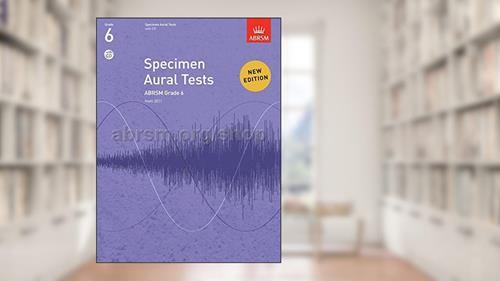 Cover from Specimen Aural Tests Grade 6, written by DIVERS AUTEURS