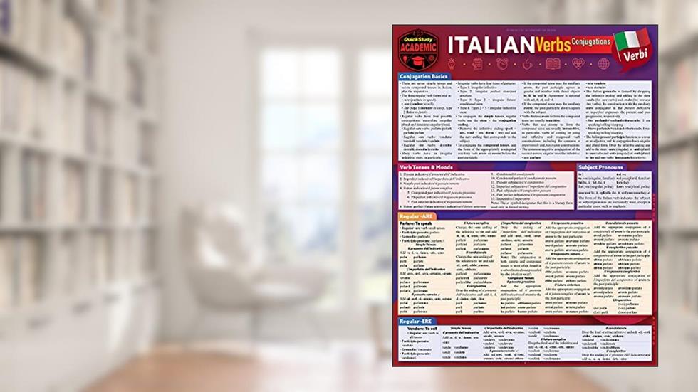 Italian Verbs: Conjugations, written by Sally-Ann Delvino