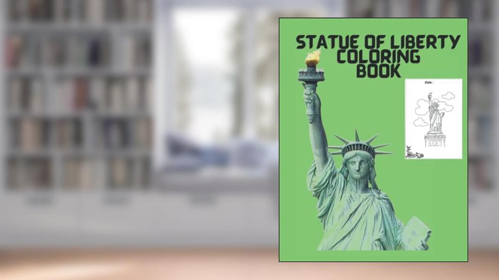 Statue of Liberty: coloring book for kids and adults, written by esso publisher