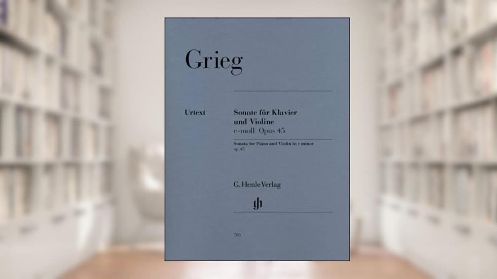 EDVARD GRIEG : SONATE POUR VIOLON EN UT MINEUR OP. 45 (DOIGTES VIOLON) - VIOLON ET PIANO, written by GRIEG EDVARD
