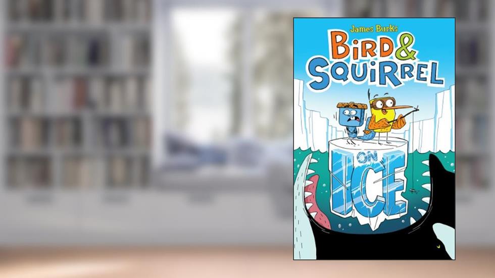 Bird & Squirrel On Ice: A Graphic Novel (Bird & Squirrel #2), written by James Burks