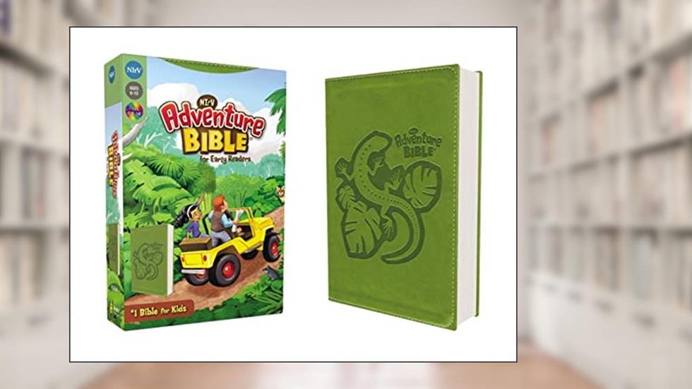 NIrV, Adventure Bible for Early Readers, Leathersoft, Green, Full Color, written by Zondervan