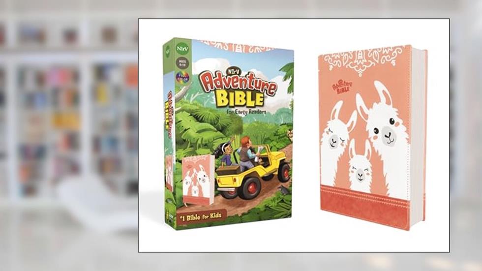 NIrV, Adventure Bible for Early Readers, Leathersoft, Coral, Full Color, written by Lawrence O. Richards