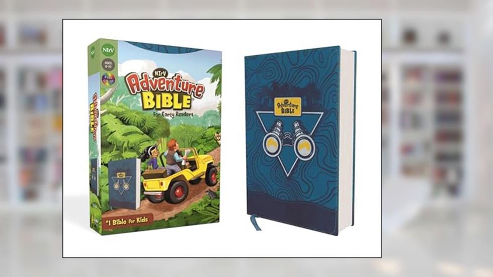 NIrV, Adventure Bible for Early Readers, Leathersoft, Blue, Full Color, written by Lawrence O. Richards