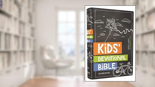 Cover from NIrV, Kids' Devotional Bible, Hardcover: Over 300 Devotions, written by Zondervan