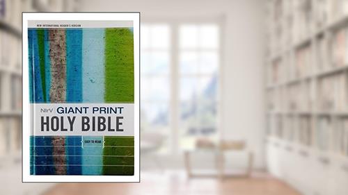 Cover from NIrV, Giant Print Holy Bible, Giant Print, Hardcover, written by Zondervan