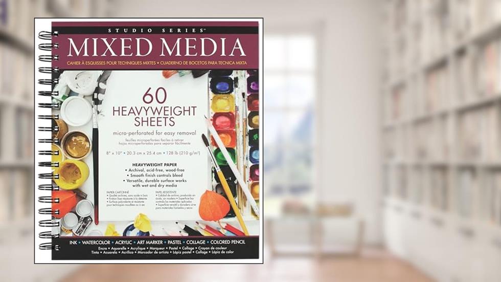 Studio Series Mixed Media Pad 8'' x 10'' (60 heavyweight sheets), written by Inc. Peter Pauper Press