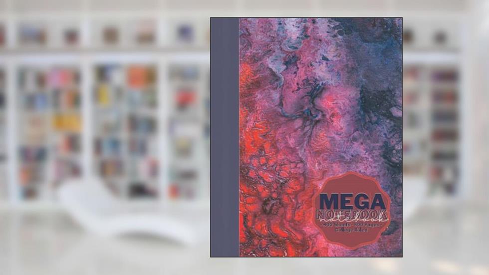 8x10 Mega Notebook 800 Pgs 400 Sheets: College-Ruled Jumbo-Sized 800 Page Composition Notebook - Huge Notebook 400 Sheets for School Supplies or Journaling, written by Manifest The Art