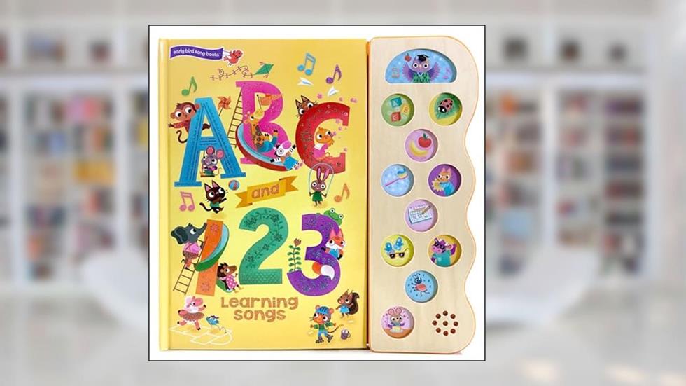 ABC & 123 Learning Songs: Interactive Children's Sound Book (11 Button Sound) (11 Button Sound Book), written by Scarlett Wing; Cottage Door Press