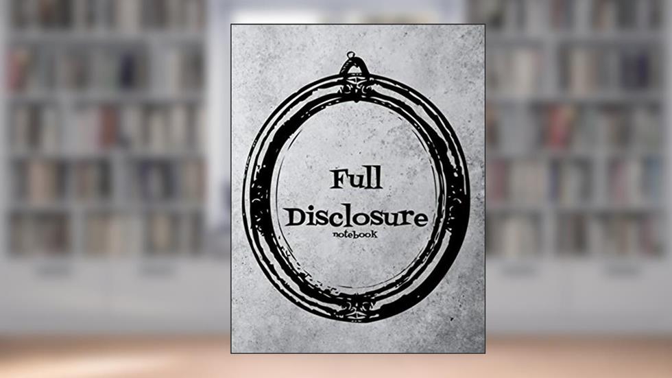 Full Disclosure Notebook, written by Jennifer L Wallner