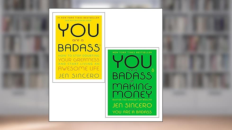 You Are a Badass & You Are a Badass at Making Money 2 Books Collection Set, written by Jen Sincero