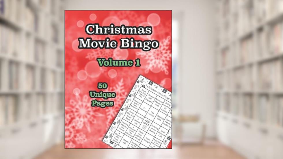 Christmas Movie Bingo - for watching sappy, cheesy, predictable Christmas movies - 50 unique pages - Volume 1, written by Nannette Smith