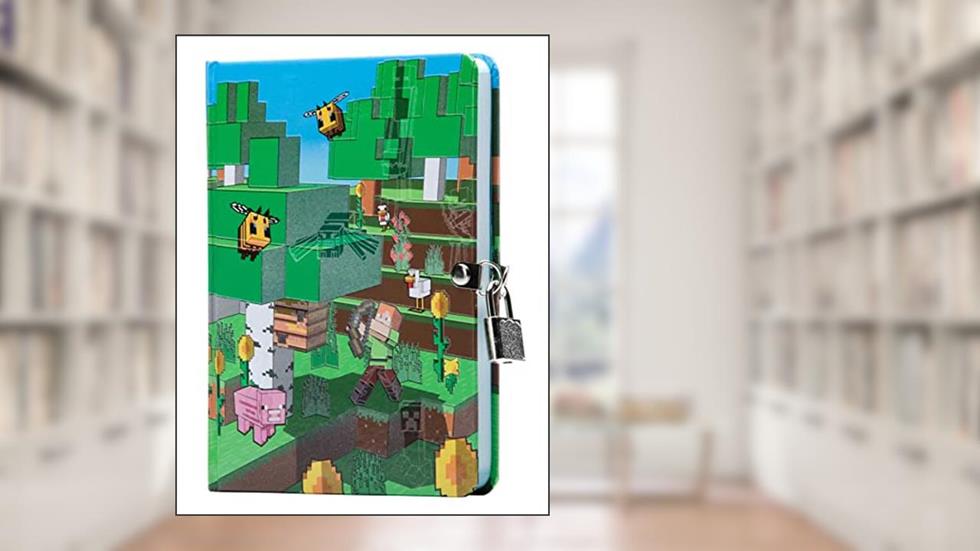 Minecraft: Mobs Glow-in-the-Dark Lock & Key Diary (Gaming), written by Insights