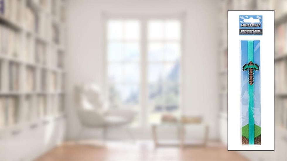 Minecraft: Diamond Pickaxe Enamel Charm Bookmark (Gaming), written by Insights