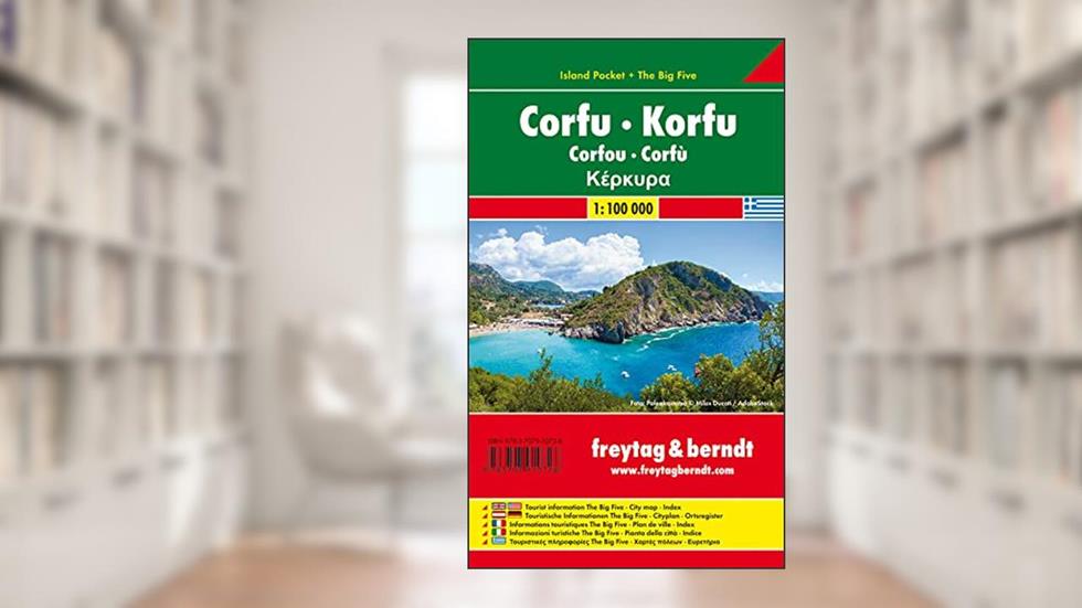 Corfu : Island Pocket Map + The Big Five, written by Freytag & Berndt