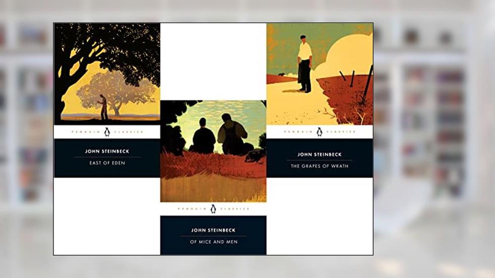 Mr John Steinbeck Collection 3 Books Set (The Grapes of Wrath, East of Eden, Of Mice and Men), written by John Steinbeck