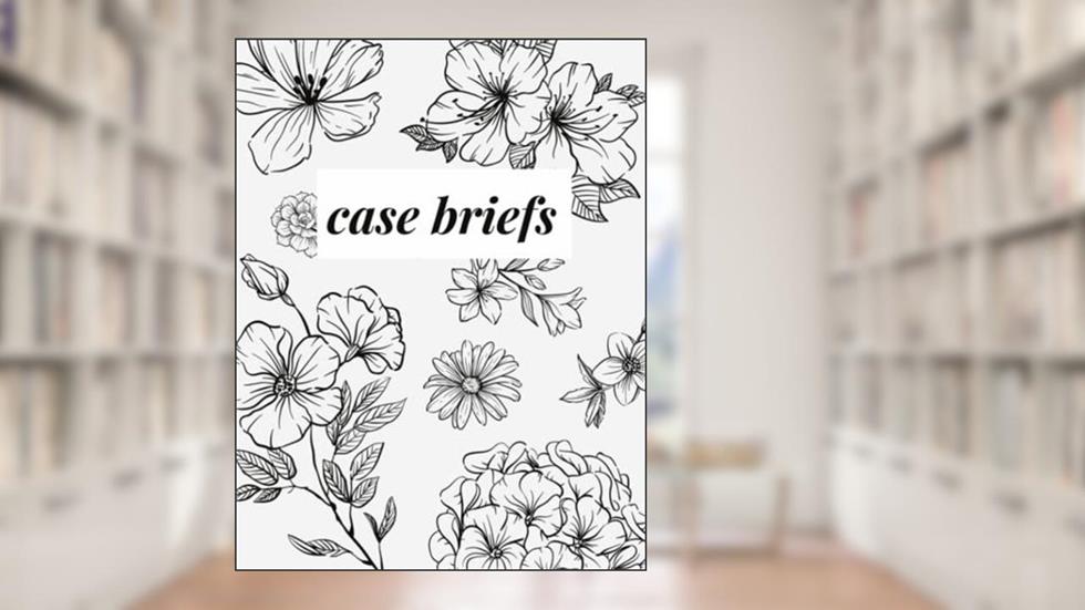 Case Briefs: Law School Case Brief Notebook (100 cases), written by AHF Publishing